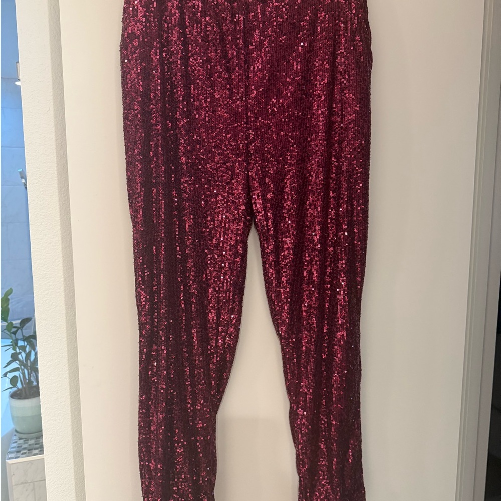 The Limited Sparkling Sequin Jogger Pants